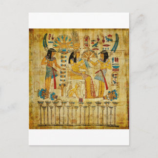 Carte Postale Ancienne Egypte Tapestry Scroll Heirogliphics