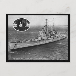 Carte postale ancienne - HMS Vanguard