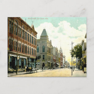 Carte postale ancienne - La Crosse, Wisconsin, Éta