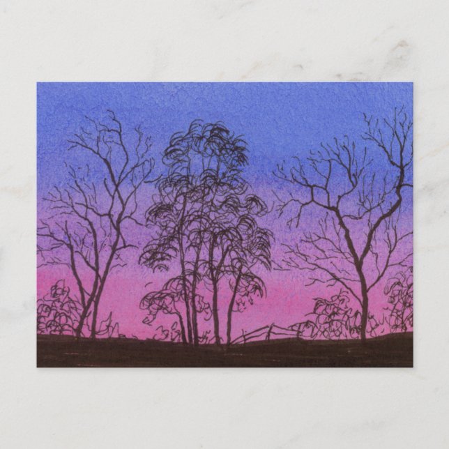 Carte Postale Ancienne ligne de clôture (Devant)