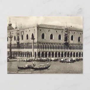 Carte postale ancienne - Palais des Doges, Venise