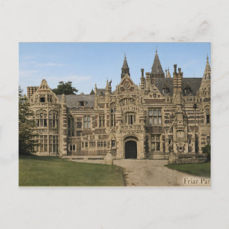Carte postale ancienne rare de Friar Park. La mais
