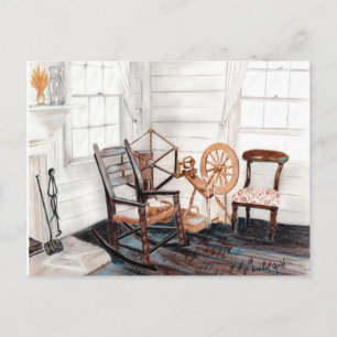 Carte Postale Ancienne roue tournante