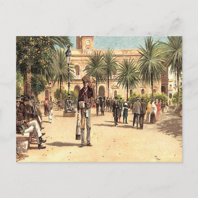 Carte postale ancienne - Séville, Espagne (Devant)