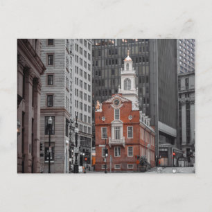 Carte Postale Ancienne State House Boston