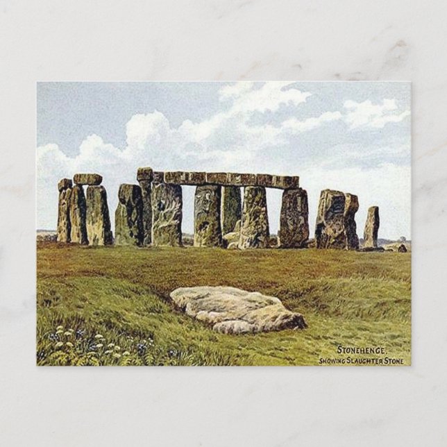 Carte postale ancienne - Stonehenge, Wiltshire (Devant)