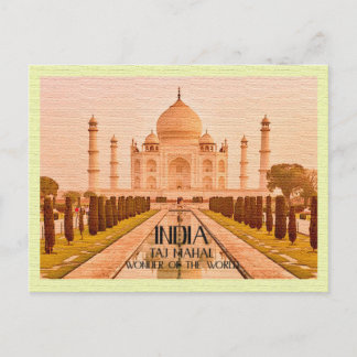 Carte postale ancienne Taj Mahal Inde