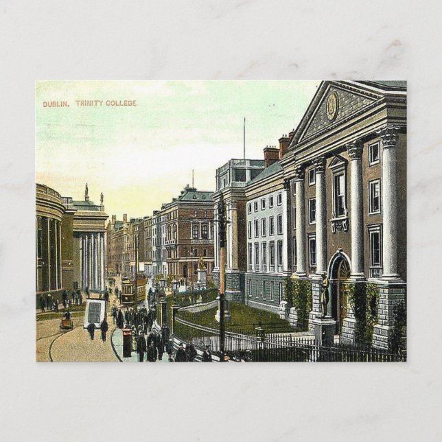 Carte postale ancienne - Trinity College, Dublin (Devant)