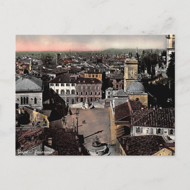 Carte postale ancienne - Udine, Italie (Devant)