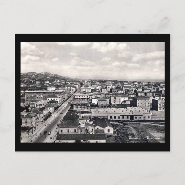 Carte Postale Ancienne - Vue de Pescara (Devant)