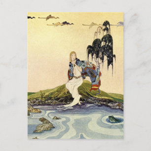 Carte Postale Anciennes contes de fées françaises : dans mon dom