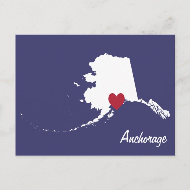 Carte Postale Ancrage Alaska (Devant)