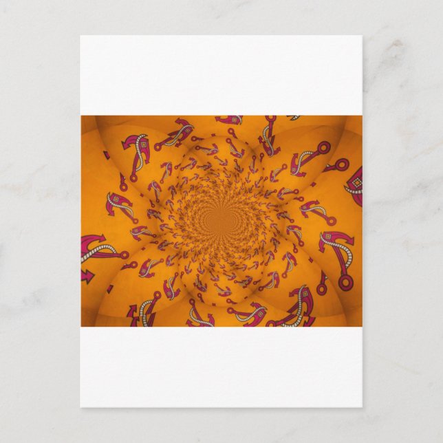 Carte Postale Ancre Kaleidoscope (Devant)