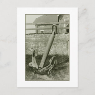 Carte postale Ancre phare de Fire Island