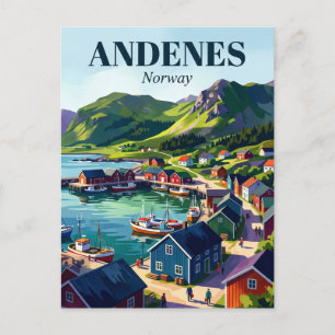 Carte Postale Andenes Norvège