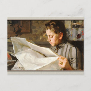 Carte Postale Anders Zorn Portrait d'Emma CC0069 Postcard