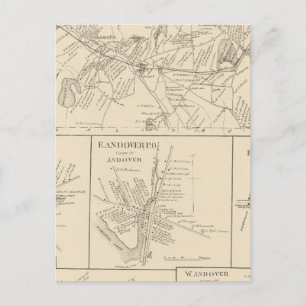 Carte Postale Andover, Comté de Merrimack