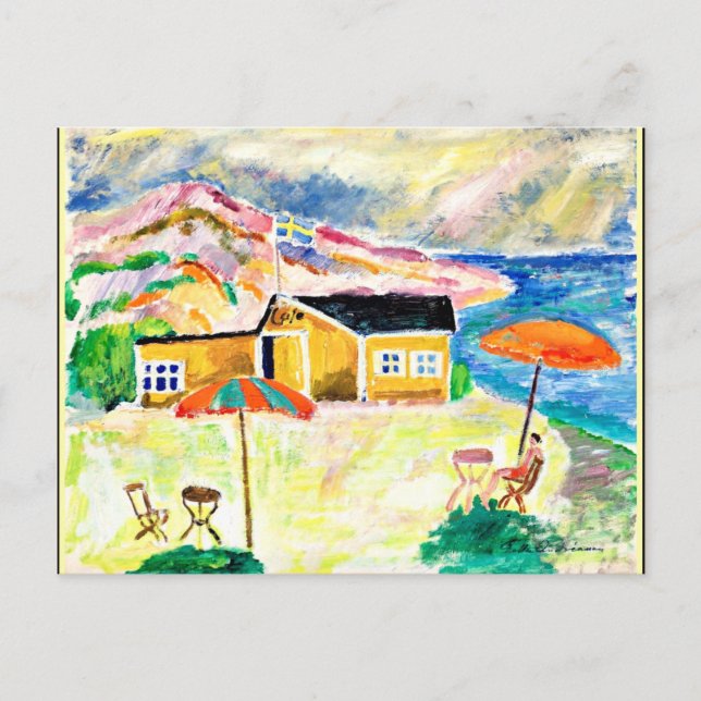 Carte Postale Andreasson - Scène de Styrso-Tangen (Devant)