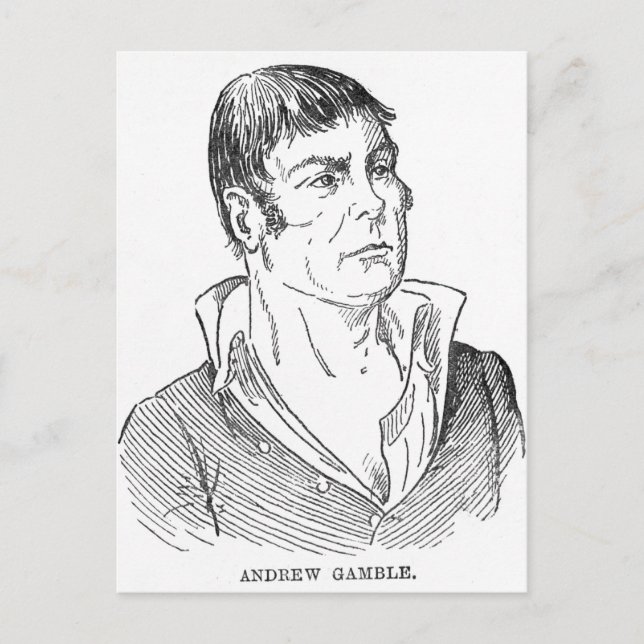 Carte Postale Andrew Gamble (Devant)