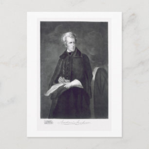 Carte Postale Andrew Jackson, 7e président des États-Unis