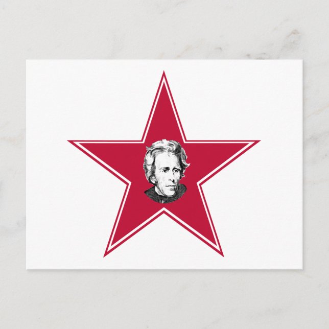 Carte Postale Andrew Jackson Star (Devant)