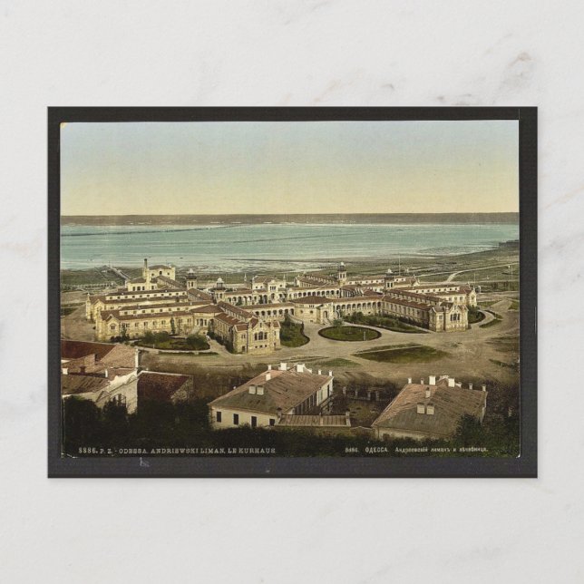 Carte Postale Andrewski Liman, le Kurhaus, Odessa, Russia (Devant)