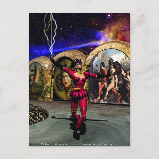 Carte Postale ANDROID BALLET, Science-fiction (Devant)
