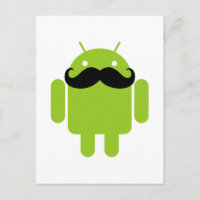 Android Robot Moustache