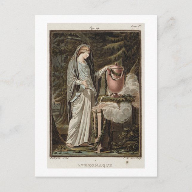 Carte Postale Andromaque, costume for 'Andromaque' by Jean Racin (Devant)