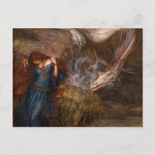 Carte Postale Andromède par Arthur Rackham (Devant)