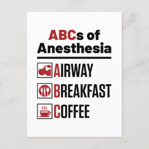 Carte Postale Anesthésiologiste Anesthésiologie Docteur Nurse Fu