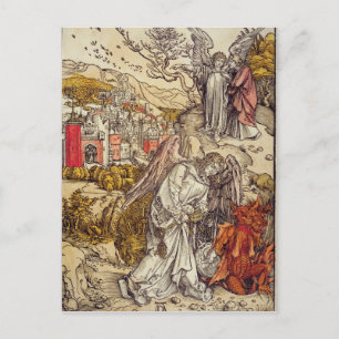 Carte Postale Ange avec la clé de l'abîme, 1498