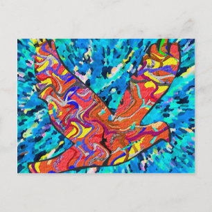 Carte Postale Ange Bird