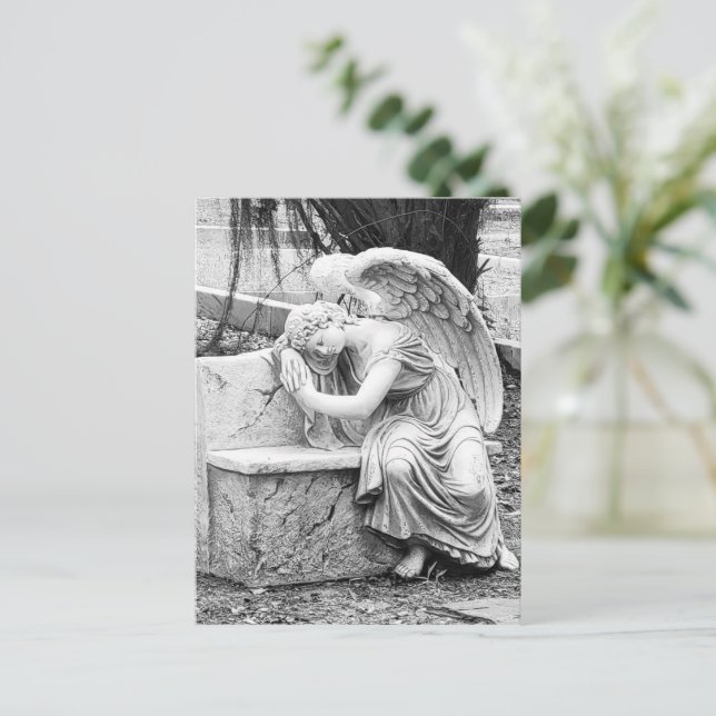 Carte Postale Ange, Cimetière, Savannah Ga (Debout devant)