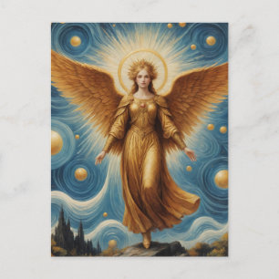 Carte Postale Ange d'or