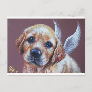 Carte Postale Ange d'or