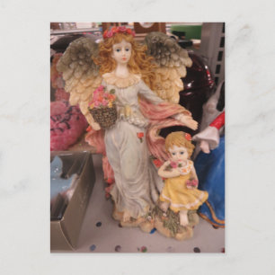 Carte Postale Ange et Enfant
