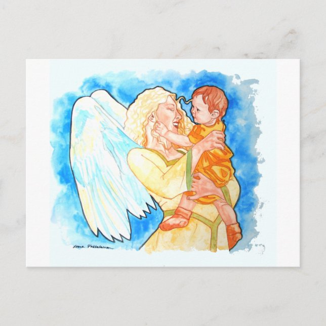 Carte Postale Ange gardien (Devant)