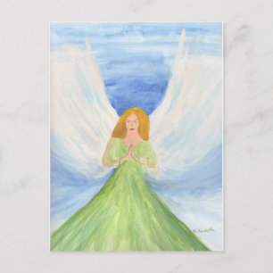 Carte Postale Ange gardien chrétien spirituel religieux