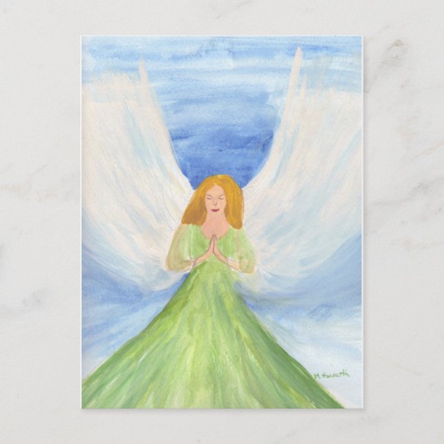 Carte Postale Ange Gardien Chrétien Spirituel Religieux  (Devant)