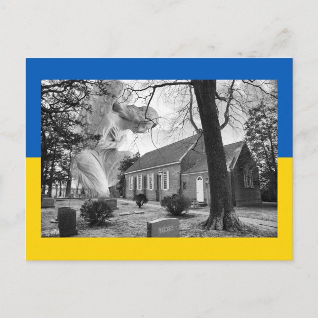 Carte Postale Ange pour l'Ukraine (Devant)