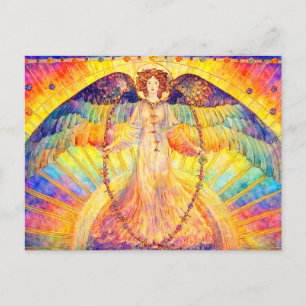 Carte Postale Ange Rétro Morning Glory