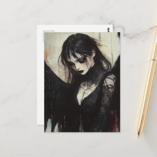Carte Postale ange sombre