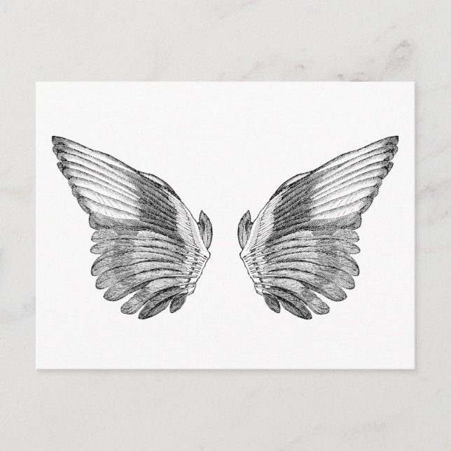 Carte Postale Ange vintage (Devant)