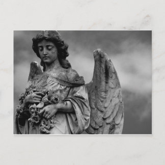 Carte Postale Angel avec Roses