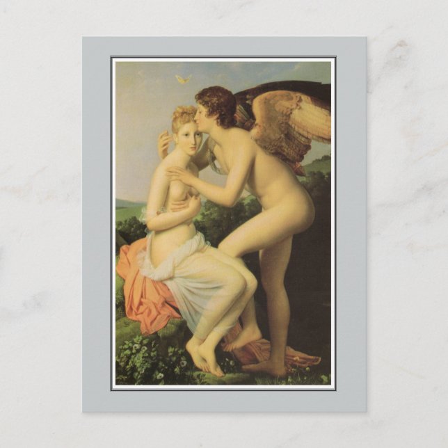 Carte Postale Angel, Cupidon et Psyché par Gérard (Devant)