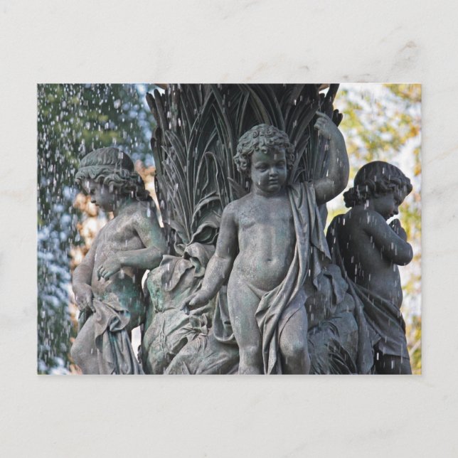 Carte Postale Angel de la Fontaine des Eaux, Central Park (Devant)