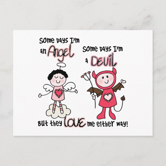 Carte Postale Angel Devil (Devant)