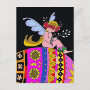 Carte Postale Angel et Pysanka