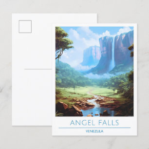 Carte Postale Angel Falls Venezuela Voyage